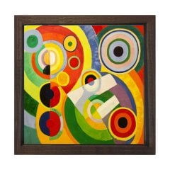 Robert Delaunay - Joie De Vivre  Soyut Tablosu