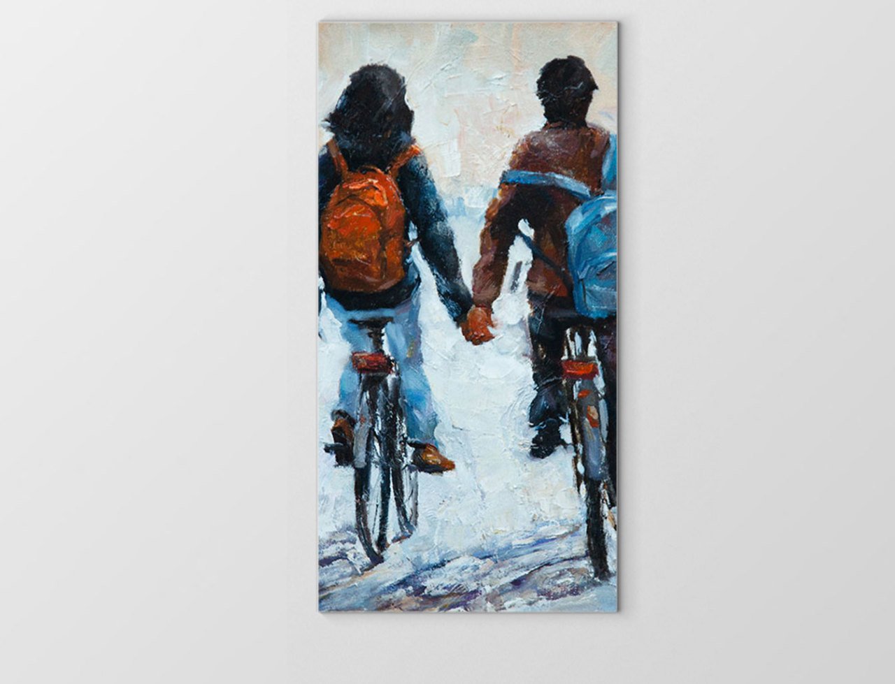 Okul Aşkı Tablosu Çerçevesiz - 100x200