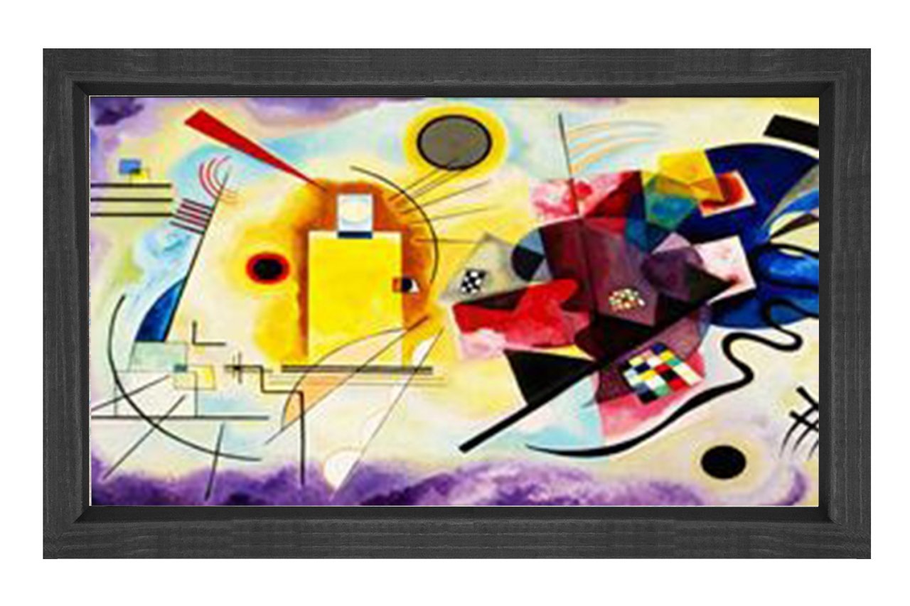 Vassily Kandisky Tablosu Siyah Ahşap Çerçeve - 100x150