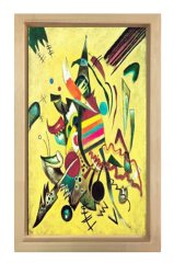 Vassily Kandisky Tablosu Naturel Ahşap Çerçeve - 100x200