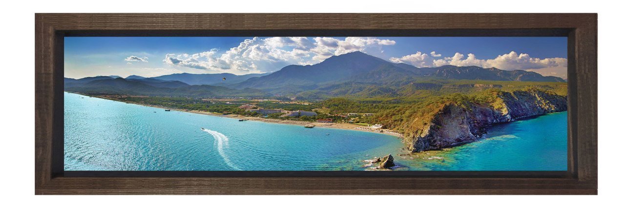 Dağ Kıyı Manzarası Tablosu