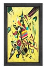 Vassily Kandisky Tablosu Siyah Ahşap Çerçeve - 70x100