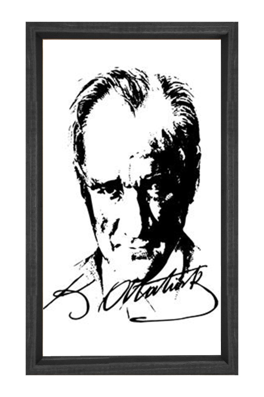 Atatürk Ve İmzası Tablosu
