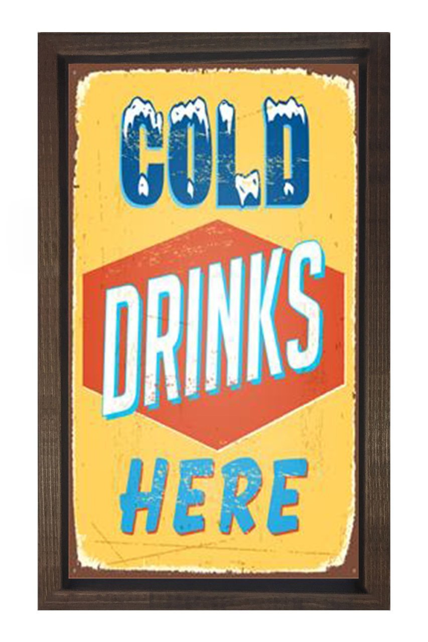 Cold Drink Vintage Afiş Tablosu