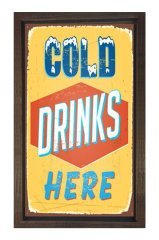Cold Drink Vintage Afiş Tablosu