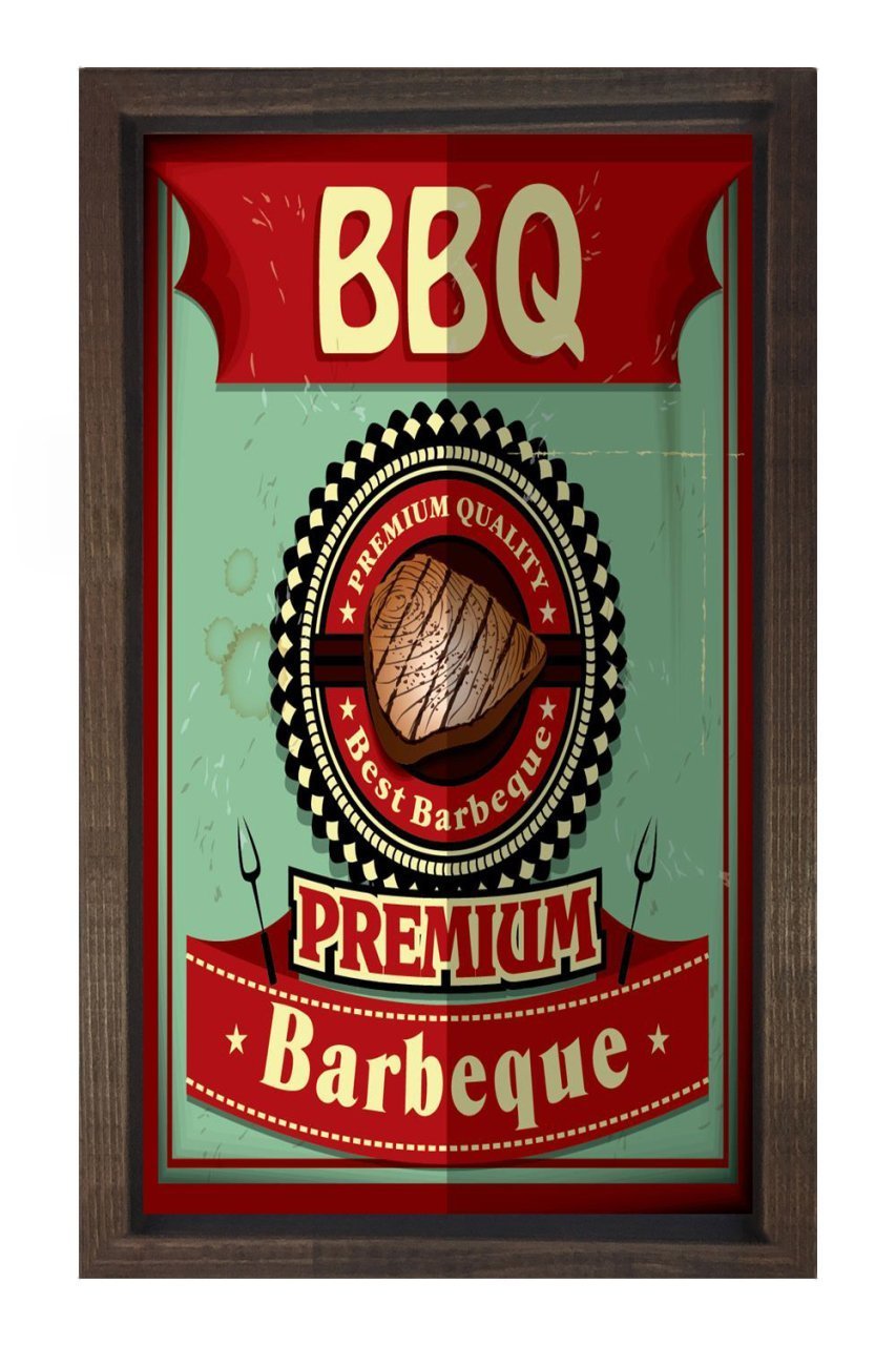 Barbekü Vintage Afiş Tablosu