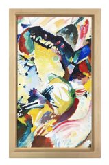 Vassily Kandisky Tablosu Naturel Ahşap Çerçeve - 50x70