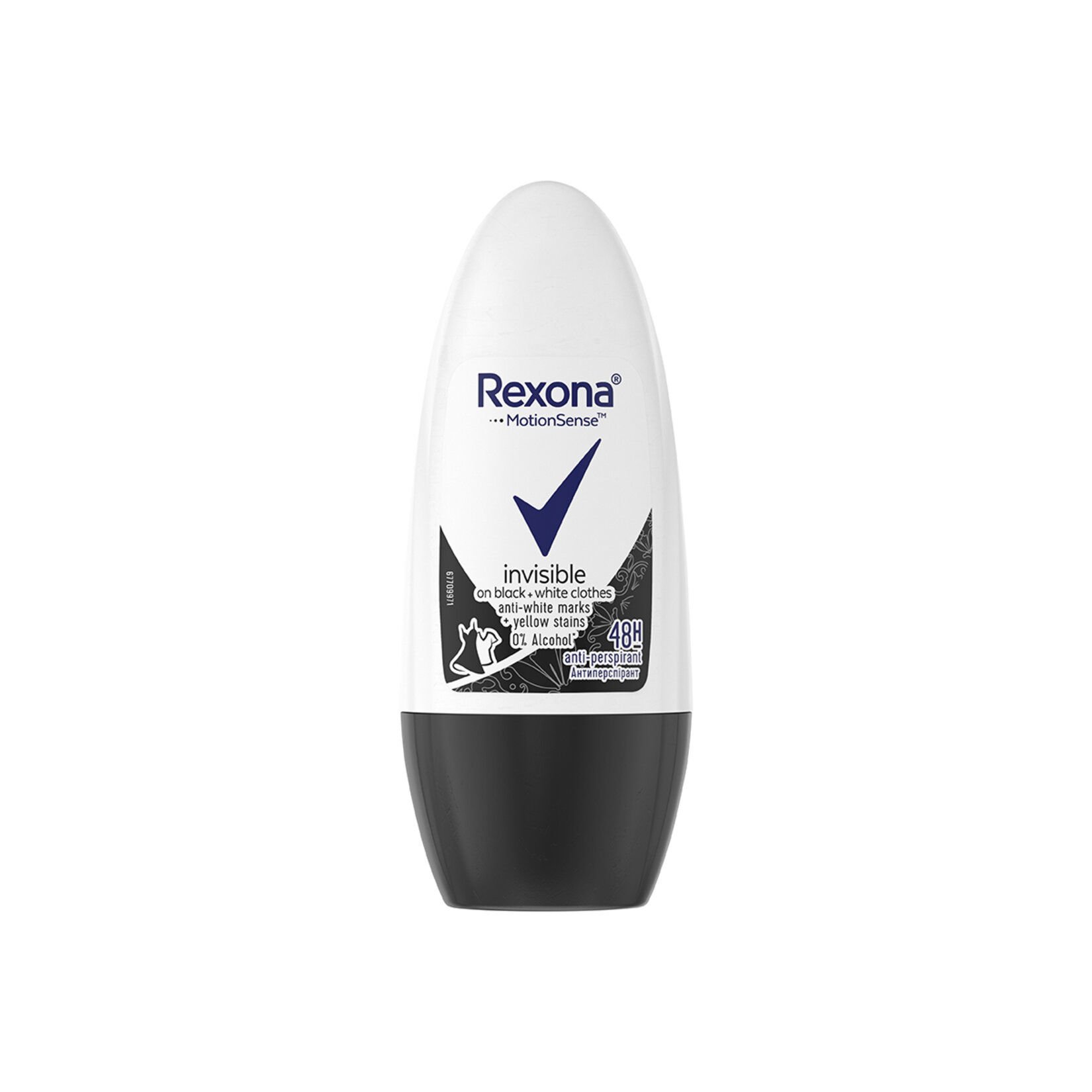 Rexona İnvisible On Black+White Clothes Roll-On 50 ml