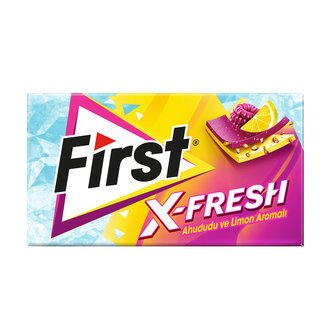 First X-Fresh Ahududu ve Limon Aromalı Sakız 27gr