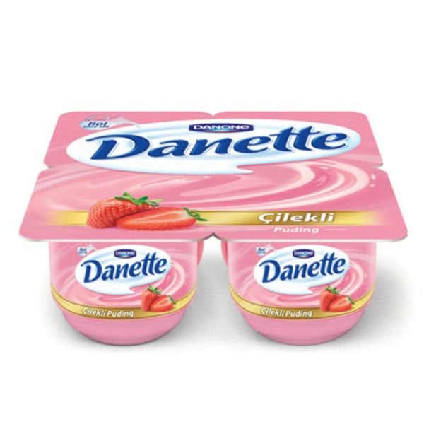 Danone Danette Çilekli Puding 4x70gr