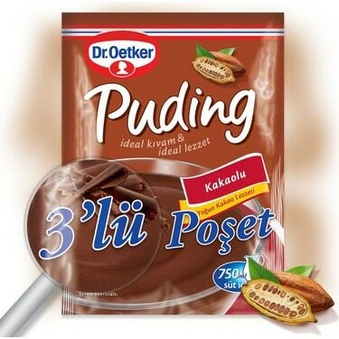 Dr. Oetker Puding Kakaolu 3x147gr