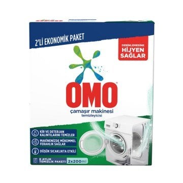 Omo Çamaşır Makinesi Temizleyicisi 2x200ml