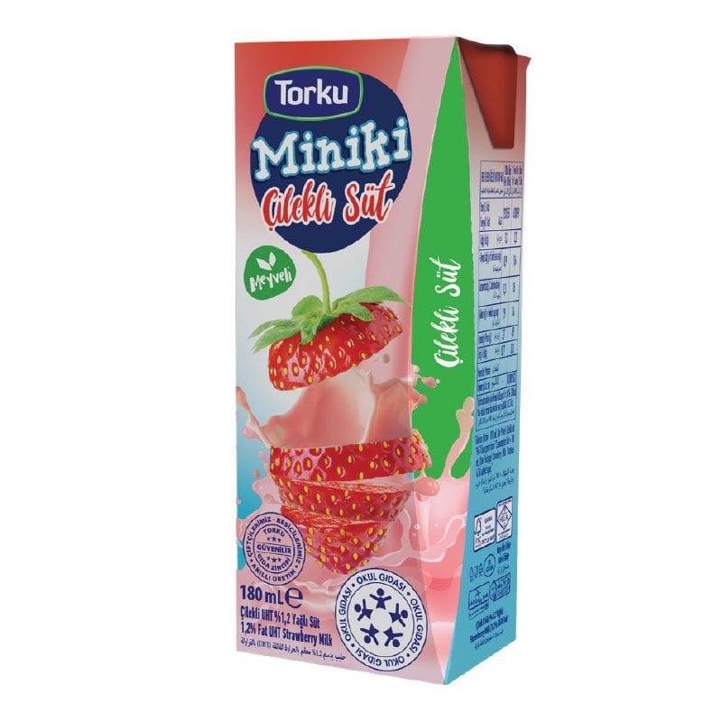 Torku Miniki Çilekli Süt 200ml uht