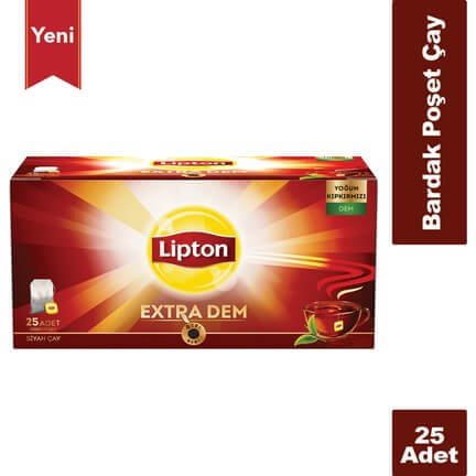 Lipton Extra Dem Bardak Poşet Çay 25li 52,5gr