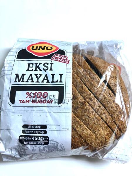 Uno Ekşi Mayalı Tam Buğday Ekmeği 450gr