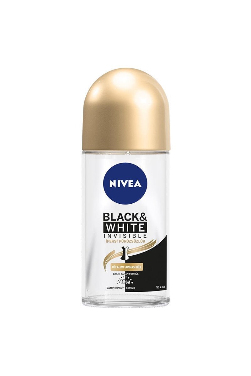 Nivea Black&White İpeksi Pürüzsüzlük Roll-On 50ml