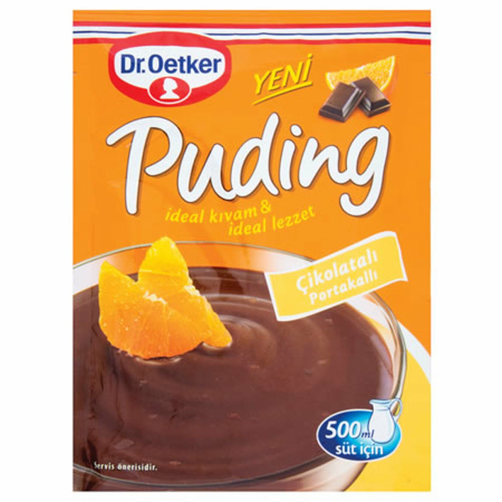 Dr. Oetker Puding Çikolatalı Portakallı 102gr