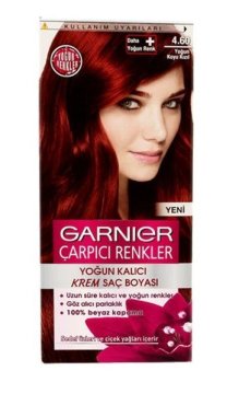 Garnier Çarpıcı Renkler Saç Boyası 4.60 Yoğun Koyu Kızıl