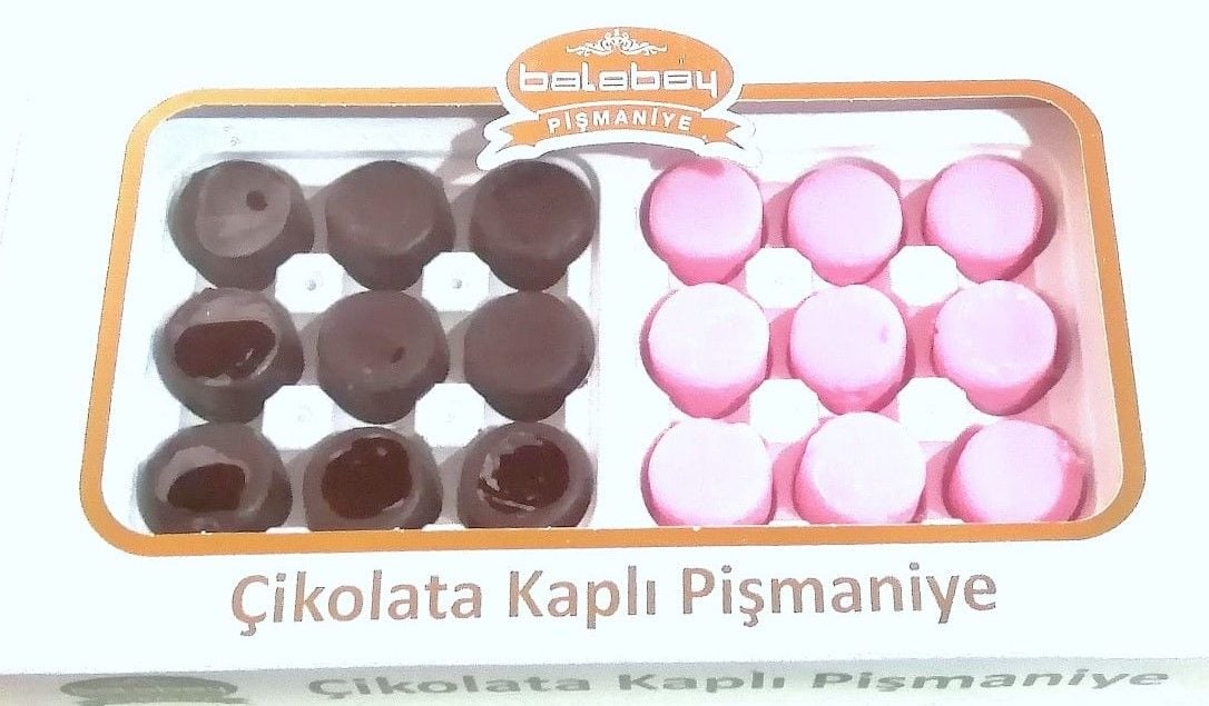 Balabey Çikolata Kaplı Pişmaniye  Kakao Frambuaz 250gr