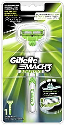 Gillette Mach3 Sensitive Tıraş Makinesi 1 Yedekli