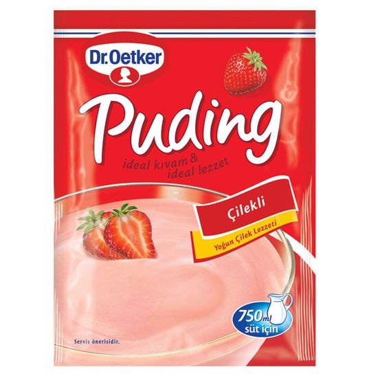 Dr. Oetker Puding Çilekli 120gr