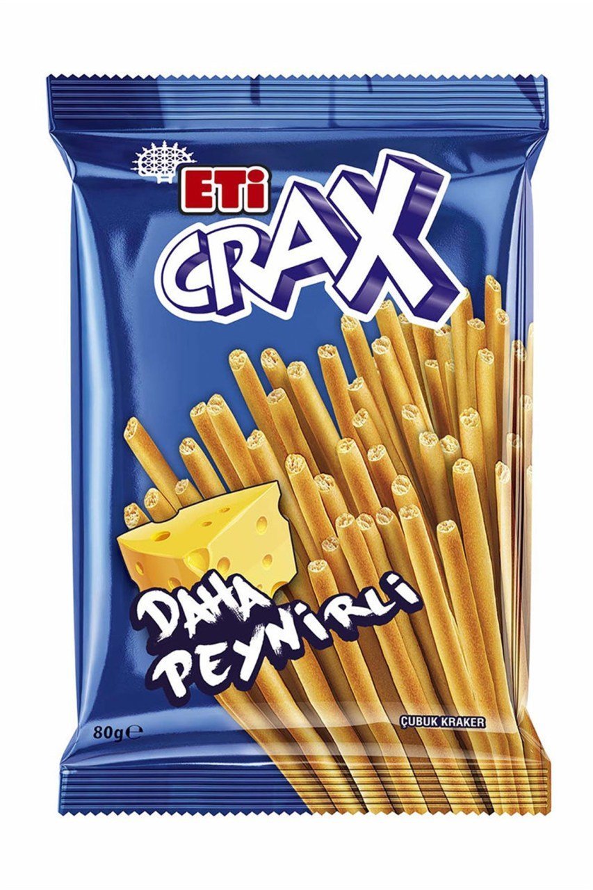 Eti Crax Daha Peynirli Çubuk Kraker 80gr