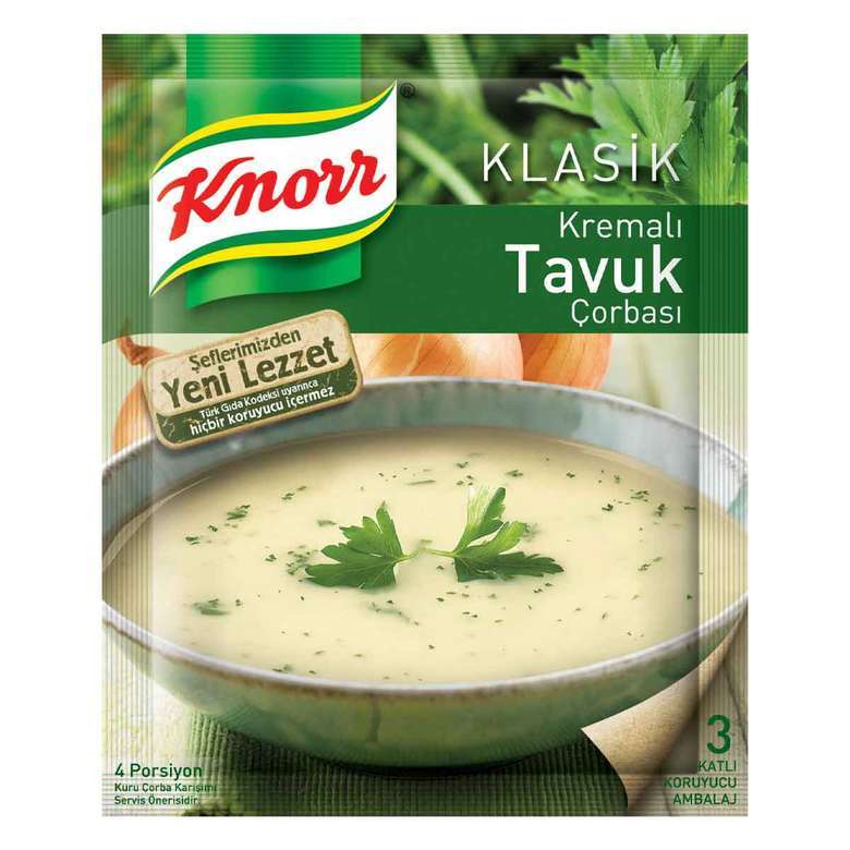 Knorr Kremalı Tavuk Çorbası 4 kişilik