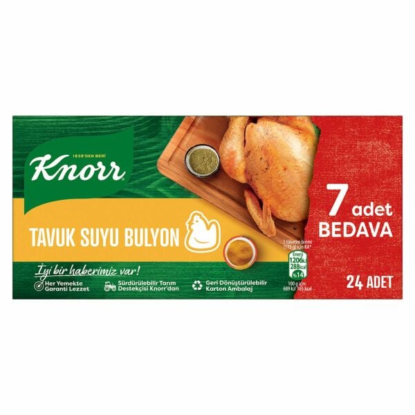 Knorr Tavuk Suyu Bulyon 24lü