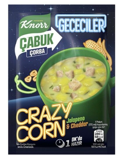 Knorr Çabuk Çorba Crazy Corn 18gr