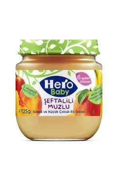 Hero Baby Kavanoz Mama Şeftalili Muzlu 120gr