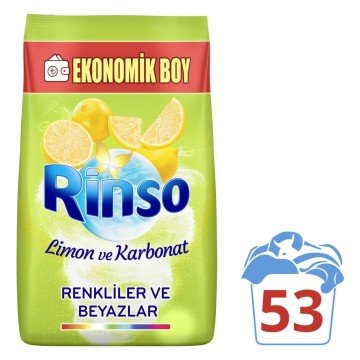 Rinso Matik Limon ve Karbonat 53 Yıkama 8000gr