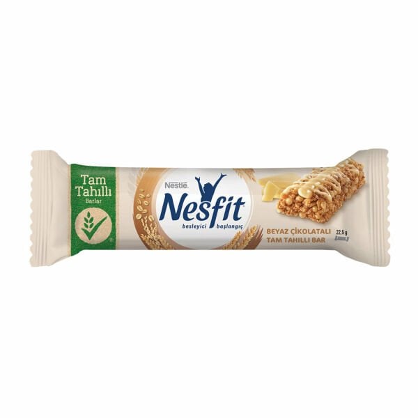 Nestle Nesfit Beyaz Çikolatalı Tam Tahıllı Bar 22,5gr