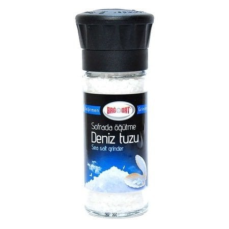 Bağdat Sofrada Öğütme Deniz Tuzu 110g cam