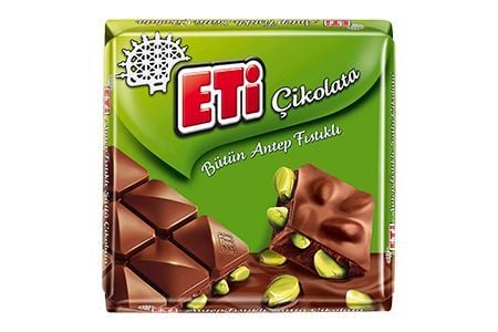 Eti Antep Fıstıklı Kare Çikolata 60gr