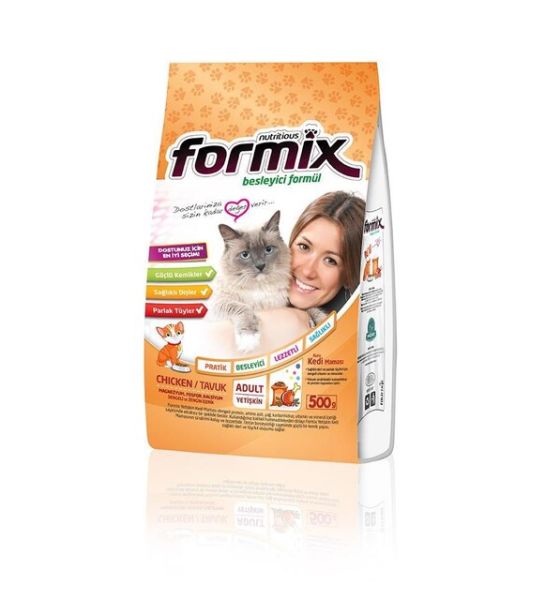 Nutritious Formix Yetişkin Kedi Maması Tavuklu 500gr
