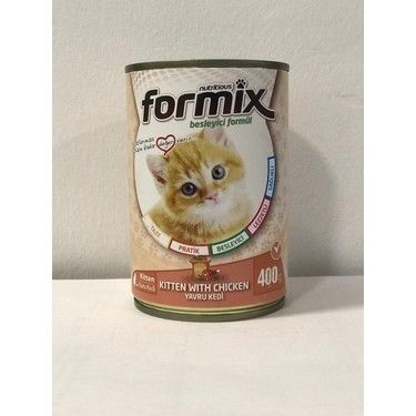 Nutritious Formix Yavru Kedi Konserve Maması Tavuklu 400gr