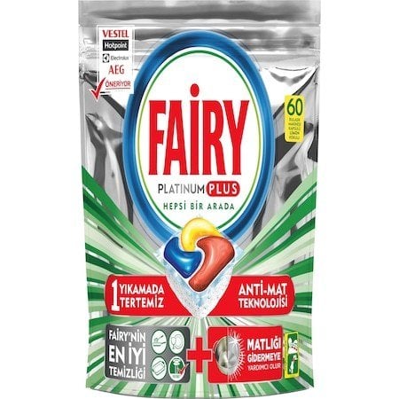 Fairy Platınum Plus Hepsi Bir Arada 60 Tablet