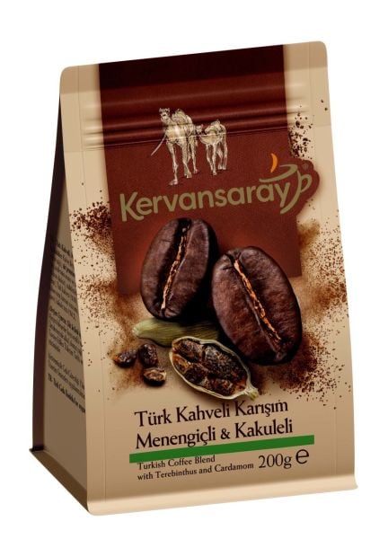 Kervansaray Türk Kahveli Karışım Menengiçli ve Kakuleli 200gr