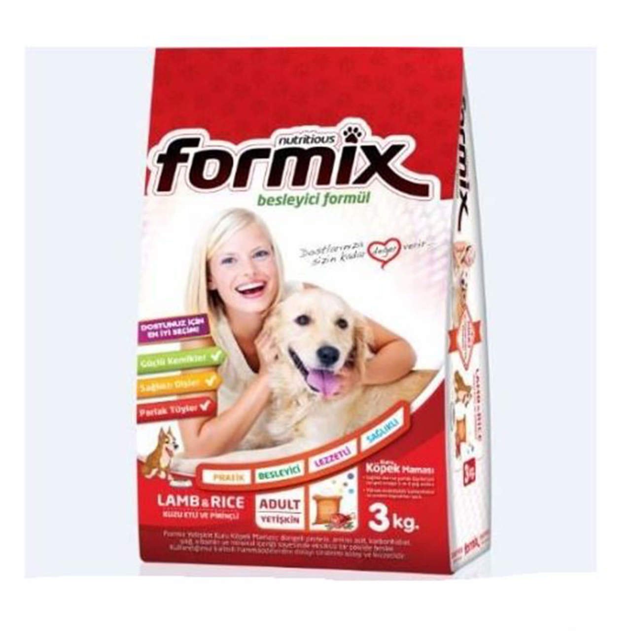 Nutritious Formix Kuzu Etli Ve Pirinçli Köpek Maması 3000gr