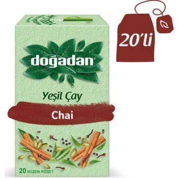 Doğadan Yeşil Çay Chai 20li