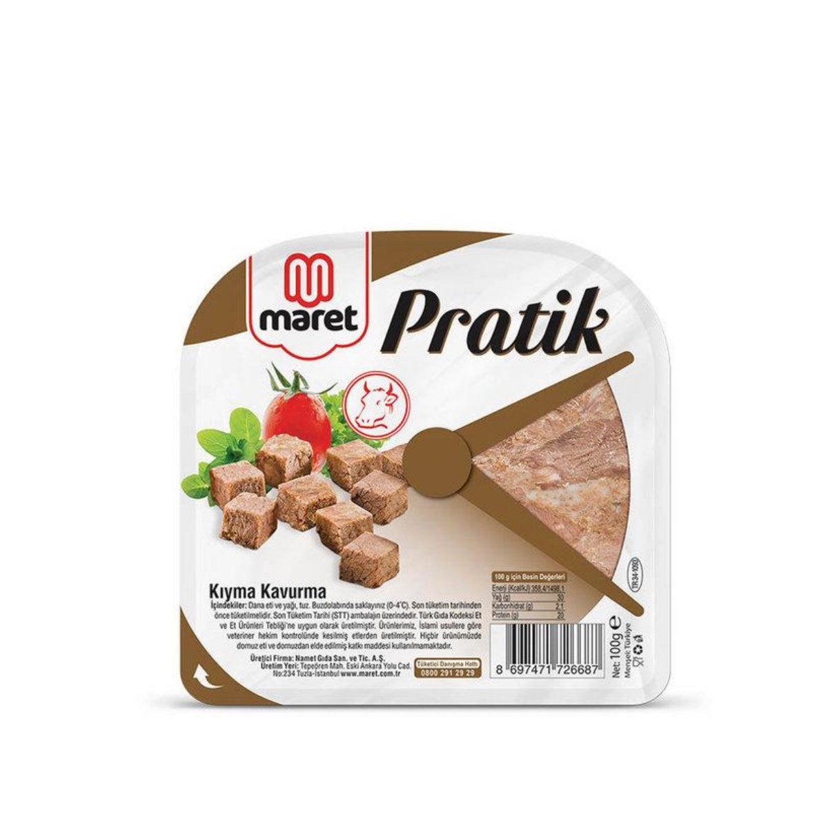 Maret Pratik Dana Kavurma 100gr