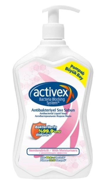 Activex Antibakteriyel Sıvı Sabun Nemlendiricili 700ml