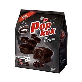 Eti Popkek Bitter Çikolatalı 162gr poşet