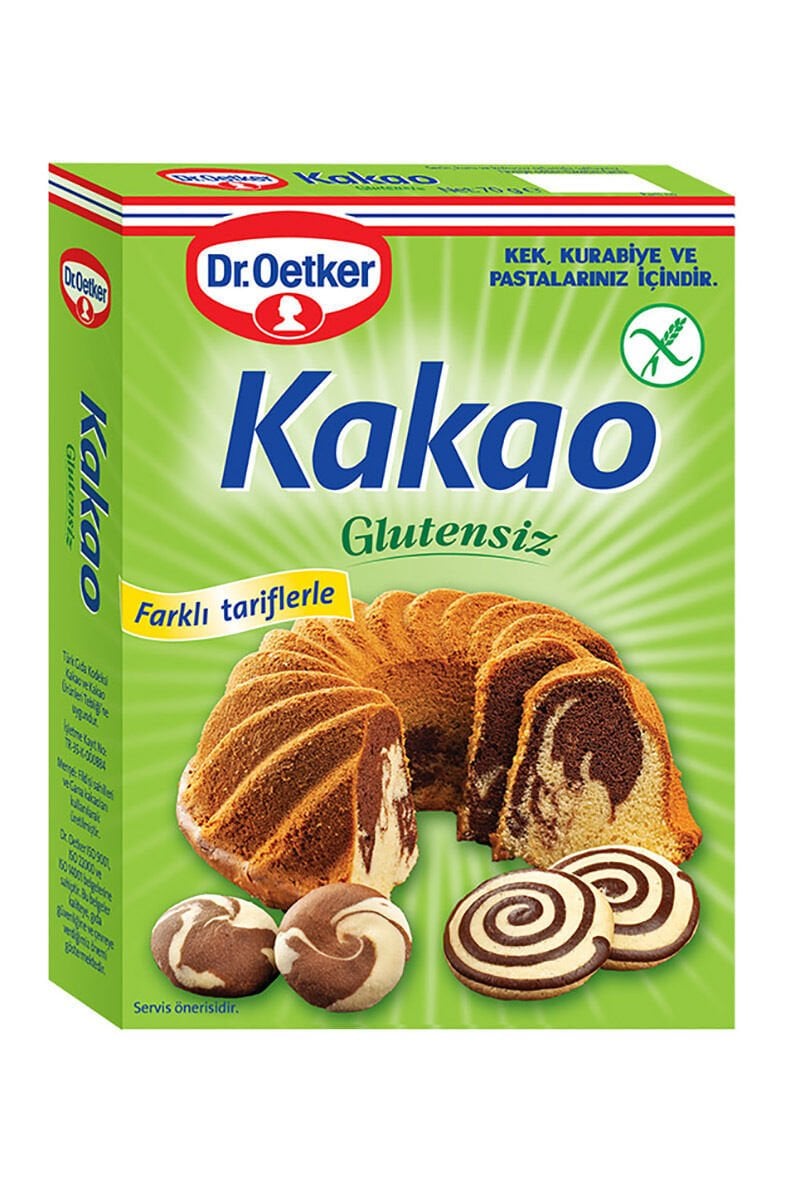 Dr.Oetker Kakao Glutensiz 70gr