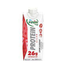 Pınar Protein Laktozsuz Süt Çilek 500ml