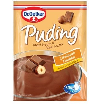 Dr. Oetker Puding Çikolatalı Fındıklı 102gr