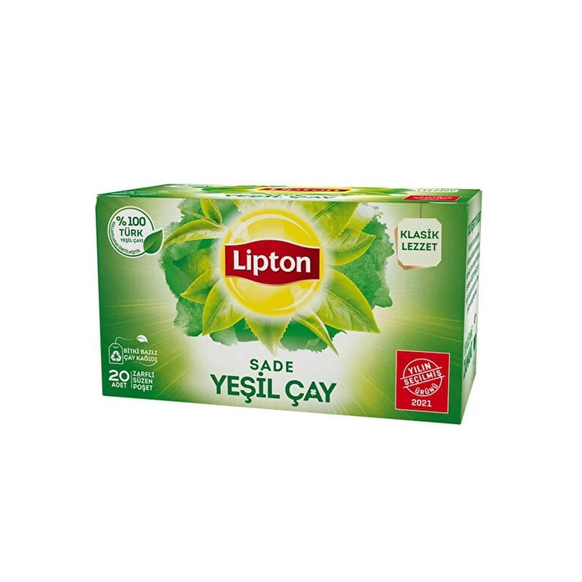 Lipton Yeşil Çay Sade 20li