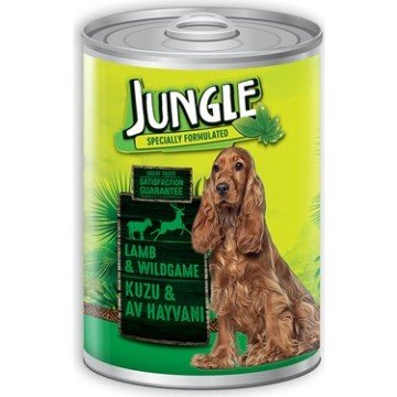 Jungle Konserve Köpek Maması Kuzu&Av Hayvanı 415gr