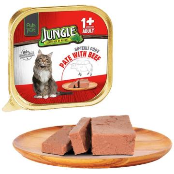 Jungle Kedi Maması Biftekli Püre 100gr