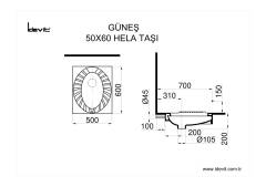 İdevit Güneş Hela Taşı (50*60)